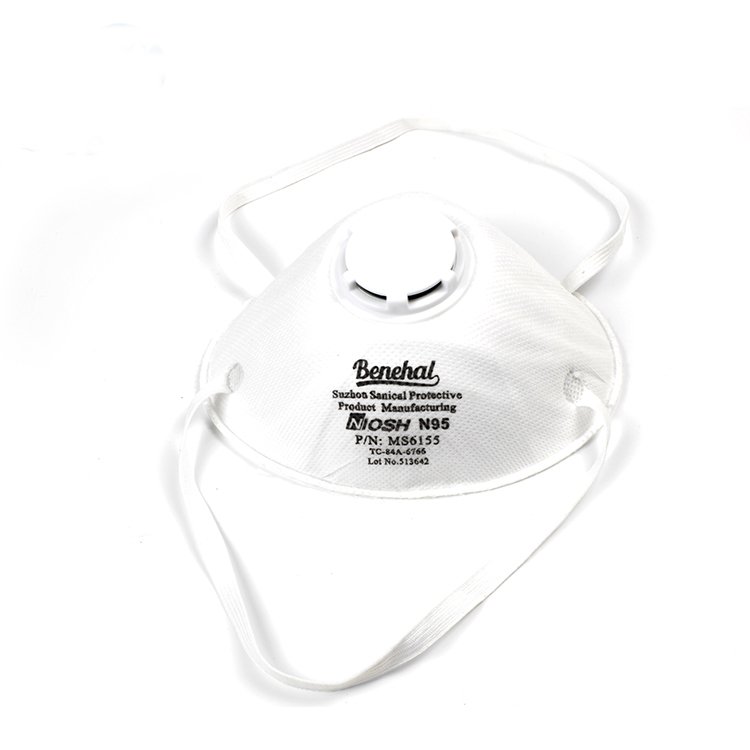 Фильтр загрязнения нетканого материала пылезащитной маски N95 анти- с клапаном