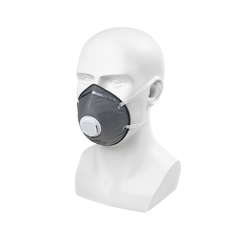 N95 Фильтр-маска с активированным углем для защиты от загрязнения с клапаном