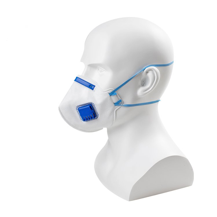 Складная маска-респиратор Faceshield FFP2 с клапаном