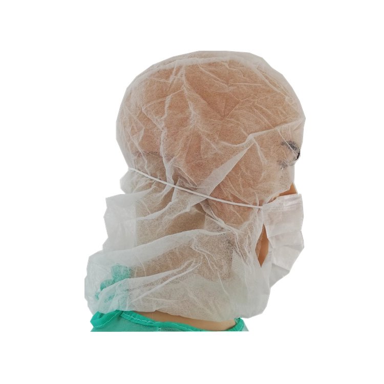 Одноразовая кепка из нетканого материала для космонавта с маской для лица