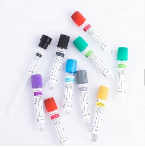 Одноразовые вакуумные пробирки для сбора крови для клинического использования