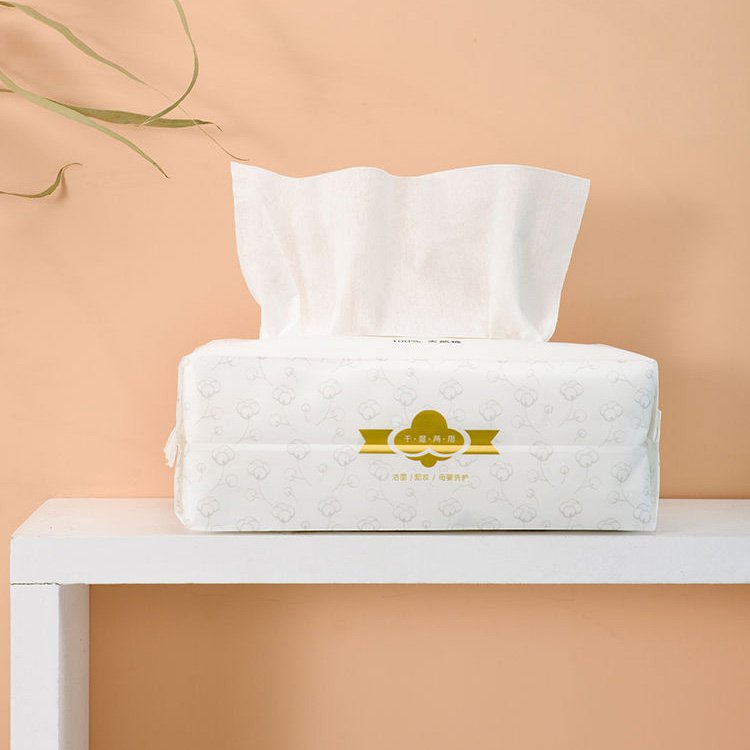 Одноразовое мягкое хлопковое полотенце для ежедневного использования с сухим и влажным полотенцем для лица двойного назначения