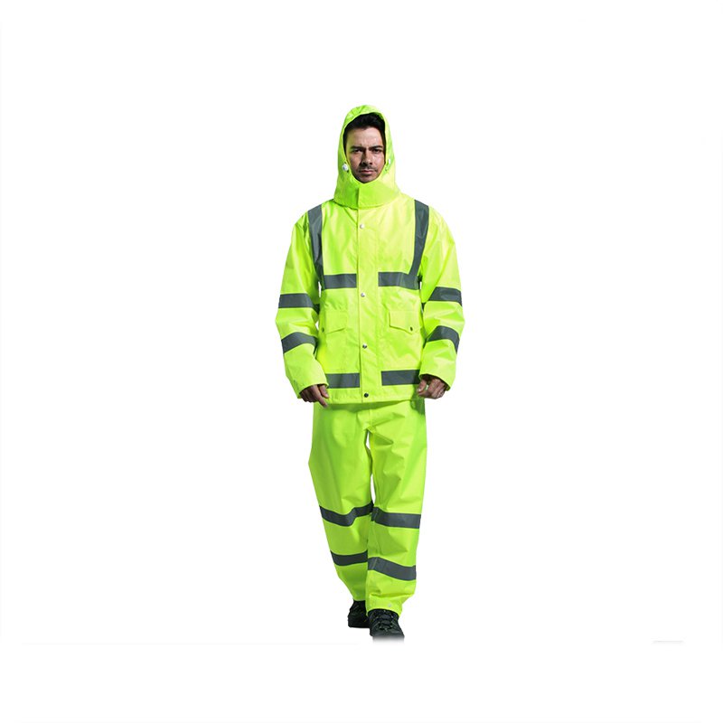 Куртка безопасности Высокая видимость Защита работы Предупреждение Светоотражающая одежда Пальто