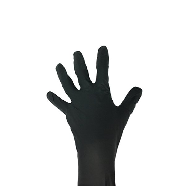 Медицинские нитриловые перчатки Одноразовые перчатки с тиснением на пальцах